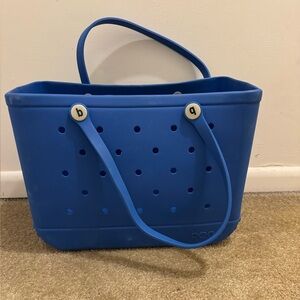 ORIGINAL BOGG BAG Blue Tote with Perforated Design